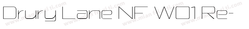 Drury Lane NF W01 Re字体转换